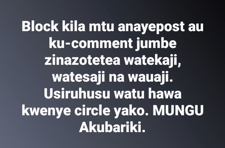 Kama huwezi kukemea hadharani basi usiwape nafasi wafuasi wao.