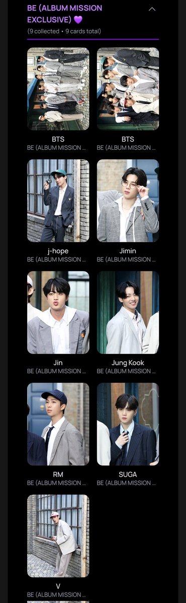 Yeahhh be collection completed😋