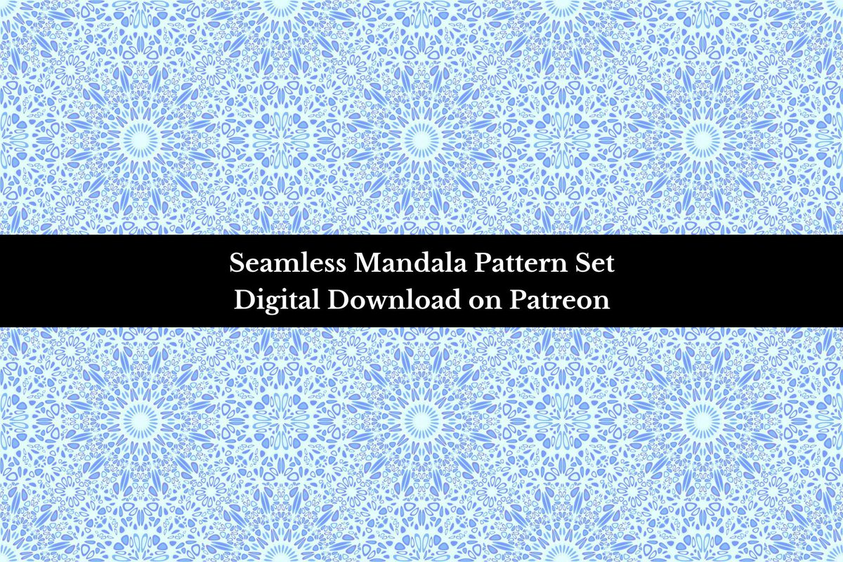 DavidZydd's tweet image. Seamless Mandala Patterns - download on Patreon: patreon.com/cw/MandalaMagi… #patternlovers #fabricdesign #abstractpattern