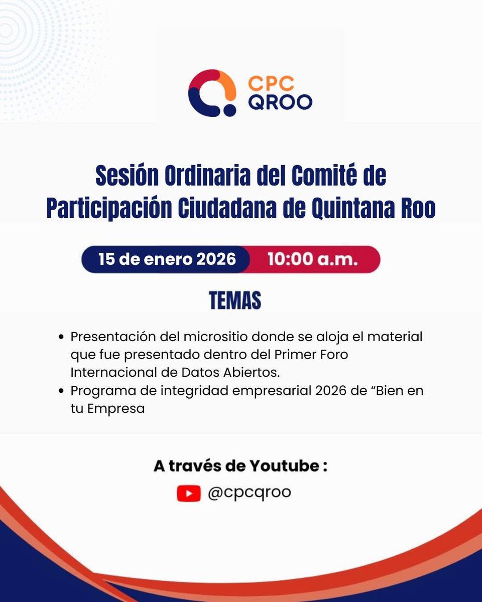 Comité de Participación Ciudadana Quintana Roo tweet media