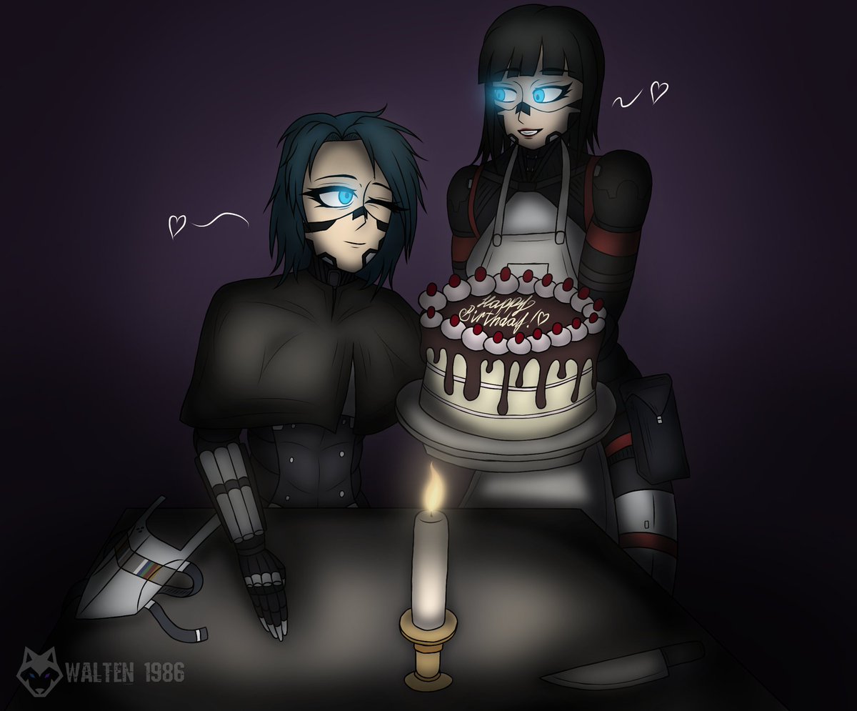 I comissioned <a href="/WaltenAfton/">Walten Afton</a> to draw a gift for my dear friend <a href="/Alicerynne/">Alikari</a>, featuring her two Signalis OC's: Hase (Ara) and Emmy (SPDR, original replika model).
Her birthday is not today, but since I already got it, I wanted to share it with everyone.
#signalis #signalisfanart