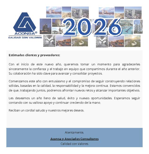 Aconsa y asociados tweet media