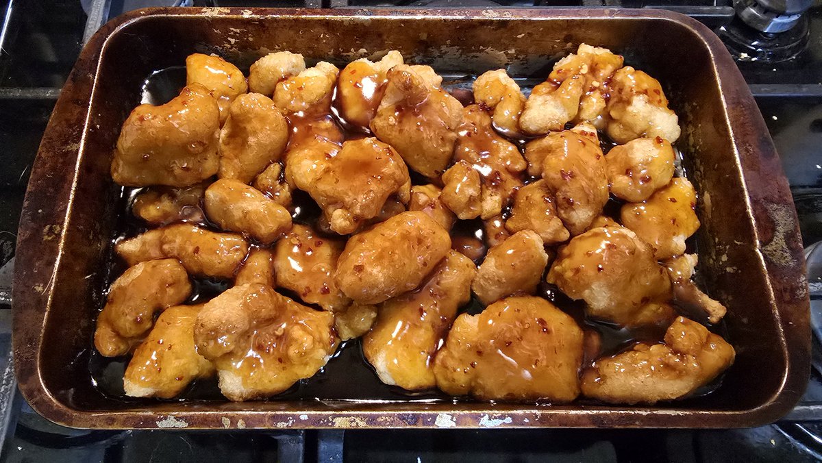 SlumberDragon's tweet photo. Made Honey Chicken this morning. https://t.co/hVDRJkbqfx