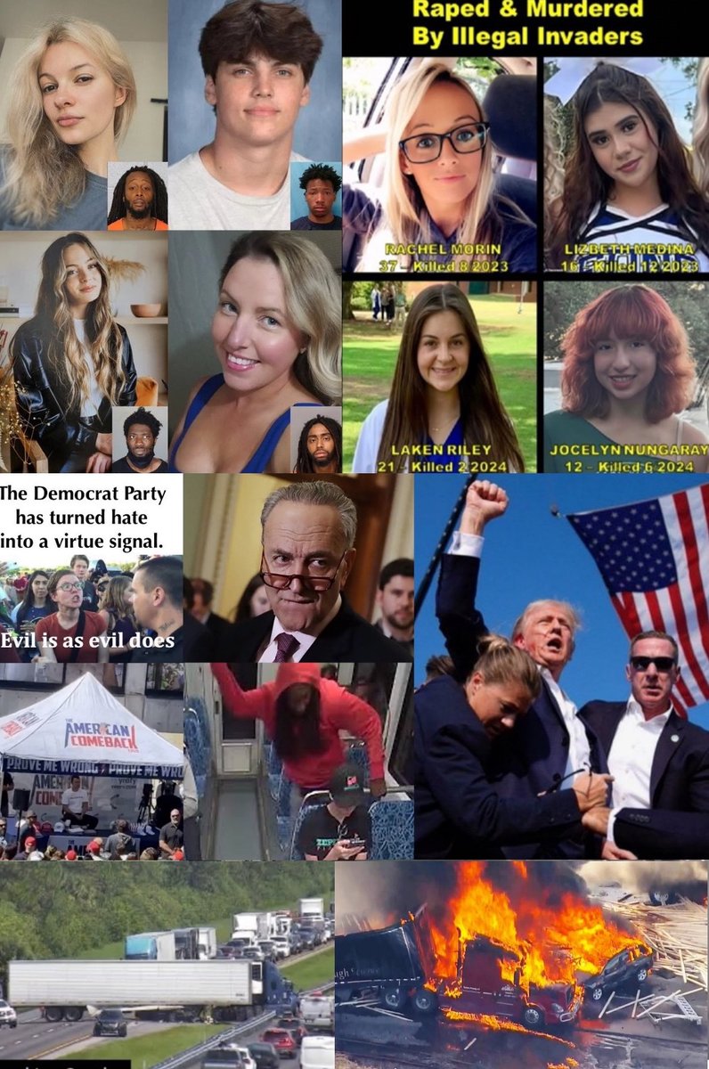 OldSaltCityAce's tweet photo. The Democrat Party has chosen to become a Satanic Murder Cult.

Democrats chose to put murderous drug gangs, to put these criminals on the streets where you and your kids walk, in the parks where you and your kids play, in the restrooms you and your kids use, in the schools your kids attend.

Democrats brought these criminals here with your tax dollars
Democrats shelter these criminals with Sanctuary City/State laws
Democrats pay these criminals with your tax dollars.
Democrats feed these criminals with your tax dollars.
Democrats shut down the government to provide healthcare to these criminals with your tax dollars.
Democrats house these criminals in five star hotels with your tax dollars.
Democrats sue with your tax dollars to keep these criminals near you and your kids.
Democrats pay for protests and riots to protect these criminals with your tax dollars.
Democrat DAs refuse to prosecute these criminals' violent crimes to keep them near you and your kids.
Democrat judges immediately release these criminals if they are arrested to keep them near you and your kids.
So many choices The Democrat Party makes hurt and kill Americans.

The Democrat Party chose to increase their violence rhetoric after President Trump was shot, and increase it again after Charlie Kirk was killed.

The Democrat Party chose to hate you and your kids.
The Democrat Party chose to want you and your kids dead.

The Democrat Party's choices tell us who they are.

Democrats chose to bankrupt the USA by adding 20 million illegal aliens to welfare rolls.
Democrats chose to disrupt the USA by decriminalizing crime, releasing violent criminals, and importing terrorists.
Democrats chose to undermine Presidential authority by seditiousness.

People have died, are dying due to Democrat Party choices.

Democrats are beginning a Communist Revolution again the USA.

Believe The Democrat Party when they tell you who they are.

Choose better than Democrats. Our lives and our Republic depends upon it.