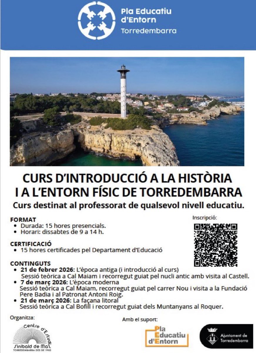 Centre d'Estudis Sinibald de Mas de Torredembarra tweet media