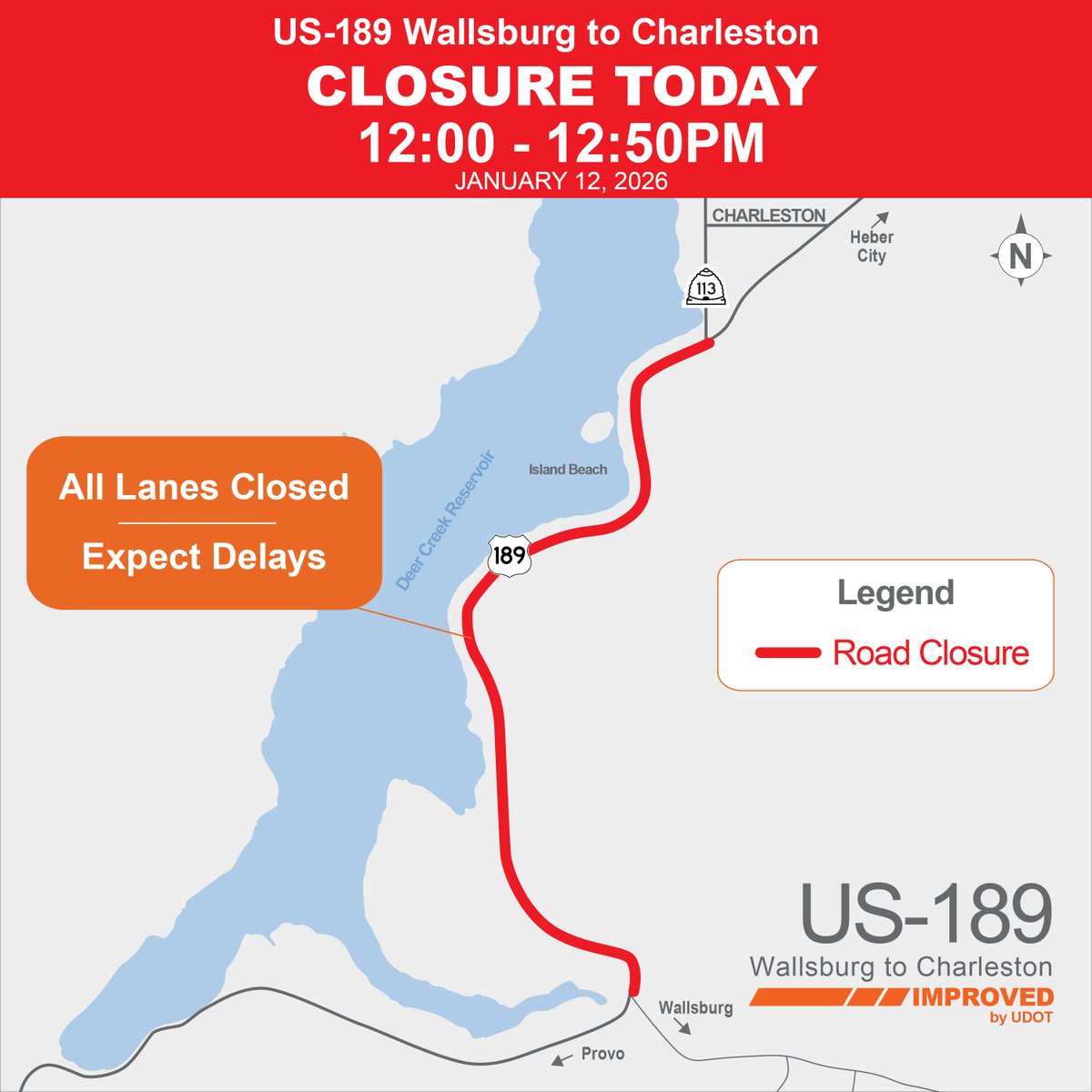 UDOT Region Three tweet media