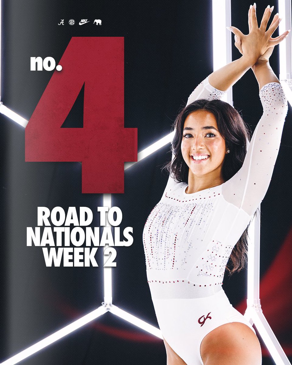 BamaGymnastics's tweet photo. Top five in Week 2 ✨ https://t.co/WeIWWR1zkB