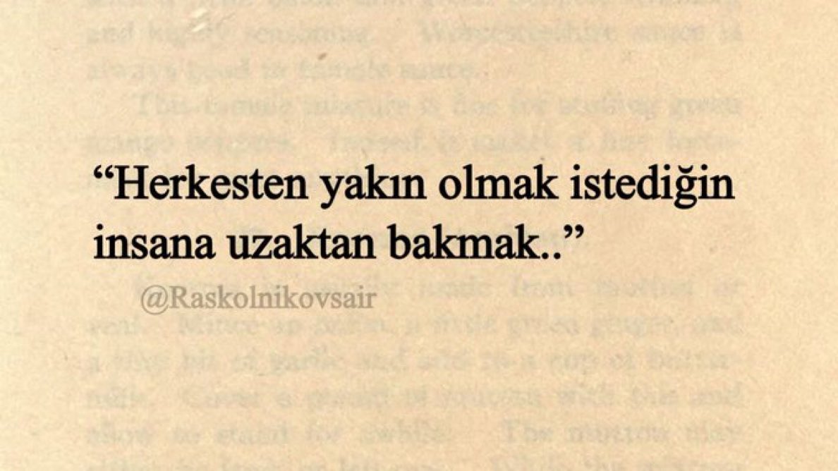 Raskolnikovsair's tweet photo. “Herkesten yakın olmak istediğin 
insana uzaktan bakmak..” https://t.co/GP4fVmwQsY