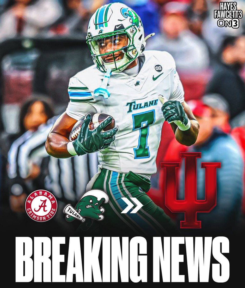 BREAKING: Tulane transfer WR Shazz Preston has Committed to Indiana, he tells @On3Sports

He totaled 43 receptions for 723 yards and 4 TDs this season

The former Top 50 Recruit will have 1 year of eligibility left

on3.com/transfer-porta…