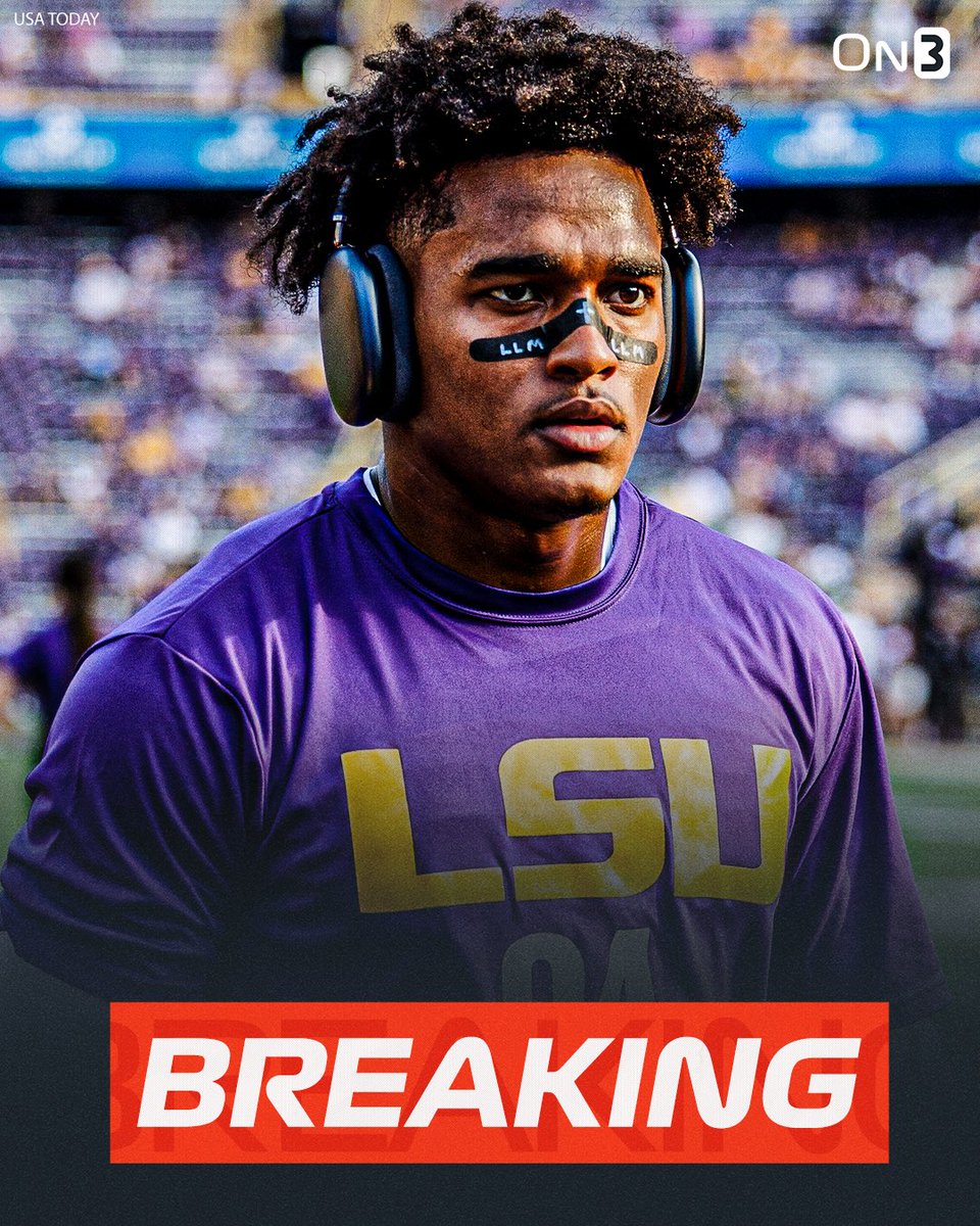 NEW: LSU true freshman 4-star DB Jacob Bradford has entered the NCAA transfer portal, <a href="/PeteNakos/">Pete Nakos</a> reports. 

on3.com/transfer-porta…