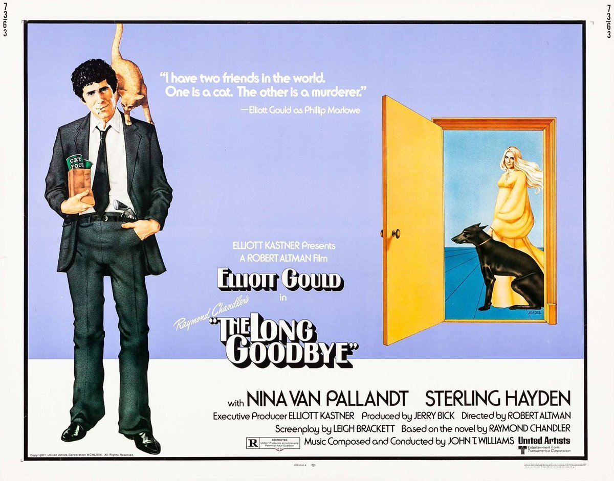 A '70s Los Angeles neo-noir double bill! THE LONG GOOBYE (1973) screens at 7:30pm this Tuesday, Wednesday &amp; Thursday, January 13th - 15th, paired on a 35mm double bill with NIGHT MOVES (1975) at 9:50pm. Tickets: buff.ly/uzj3DH2