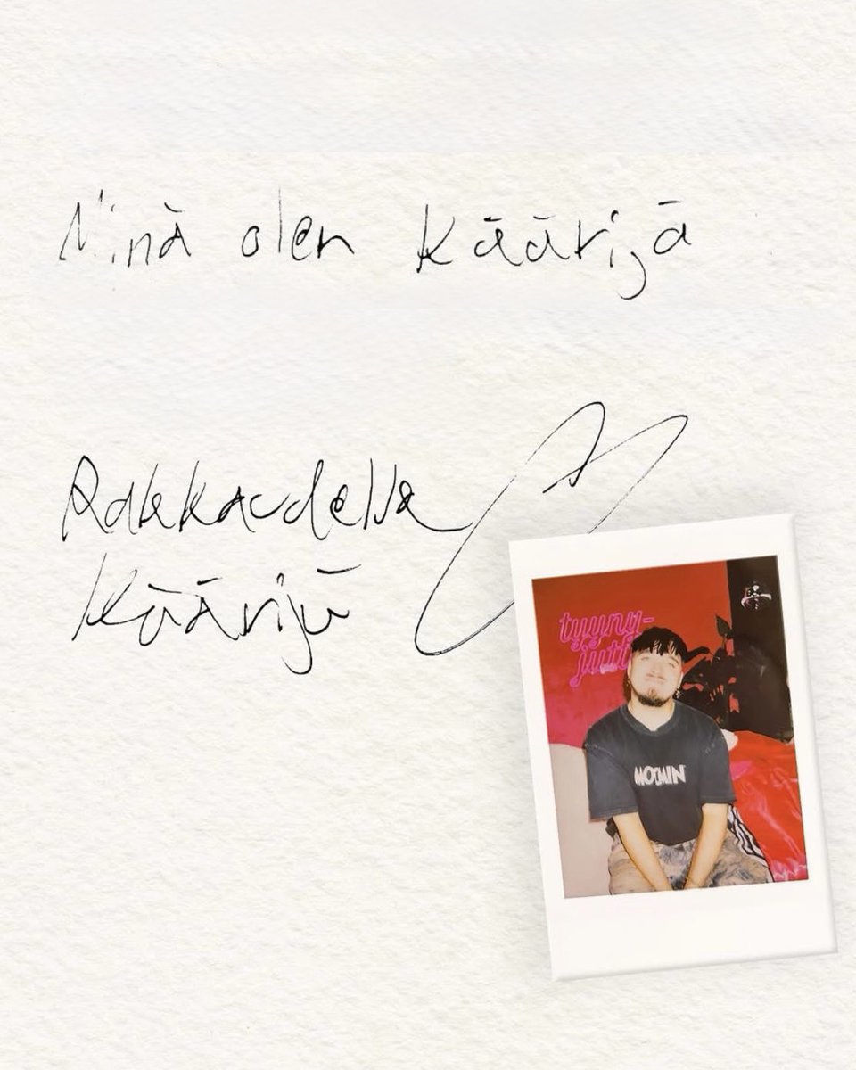 Käärijä on becoming a tattoo artist: "Calligraphy tattoos are my biggest strength."