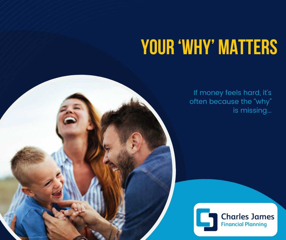 If money feels hard, it’s often because the “why” is missing.

Saving just to save feels pointless.

Investing without purpose feels risky.

But when your money is tied to something meaningful things become clearer.

Your “why” keeps you consistent when motivation fades.