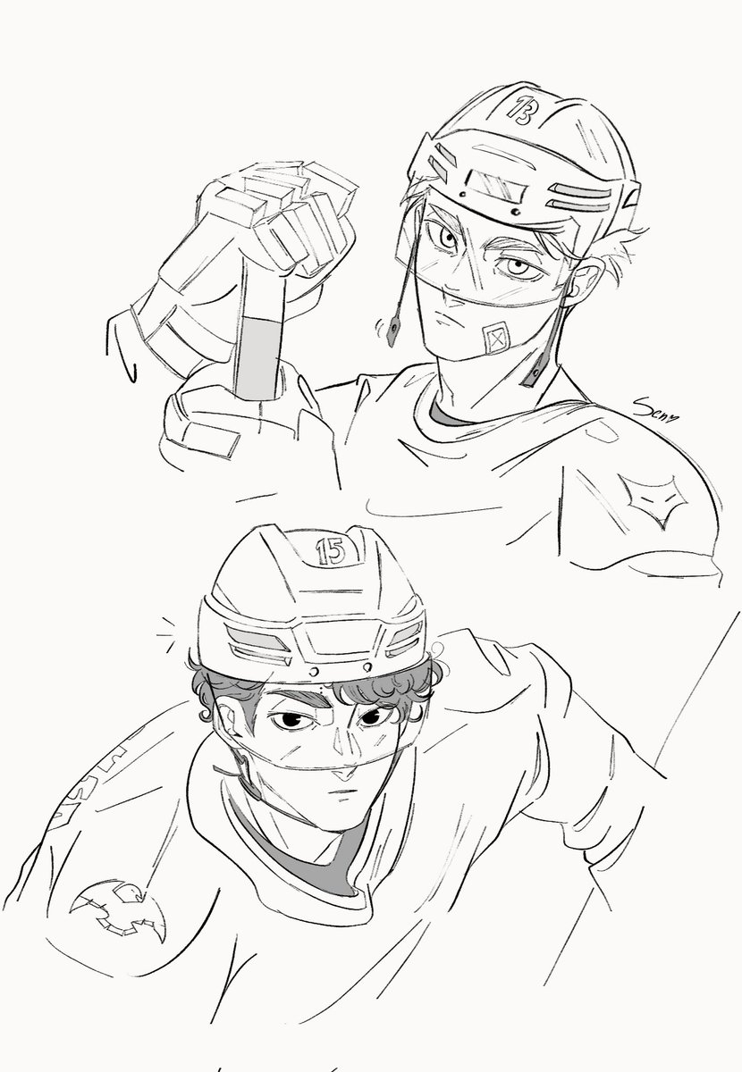 AtsuOmi X Hollanov sketch 
#Haikyuu #HeatedRivalry