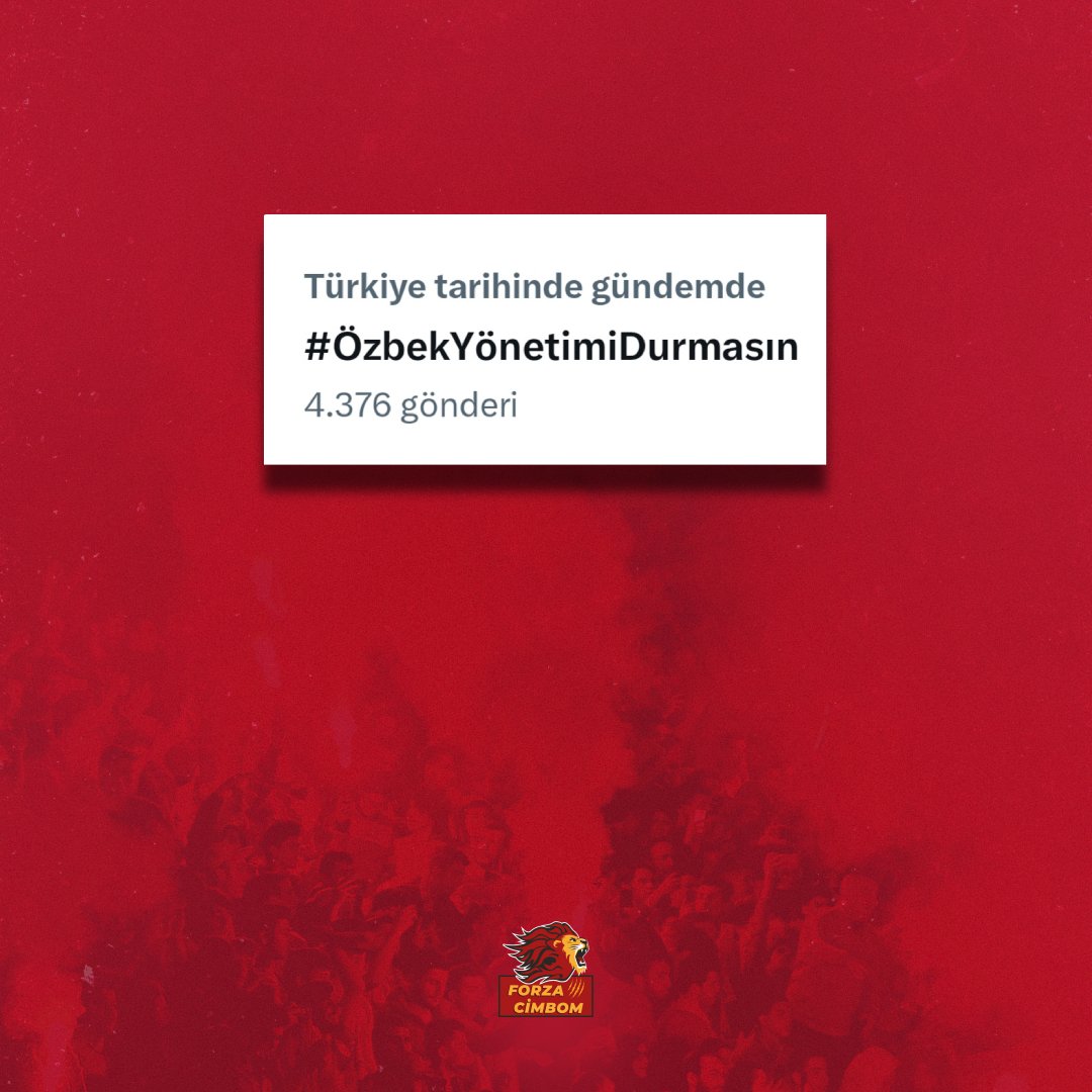 forzacimbom's tweet photo. 📲 Taraftarlarımız, "#ÖzbekYönetimiDurmasın" hashtagini başlattı. https://t.co/5wOG5cziih