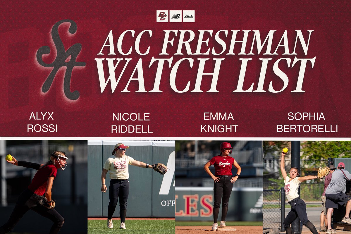 BC_Softball's tweet photo. Can’t wait to see these 4️⃣ in the Maroon and Gold! https://t.co/E4qhTKnV16