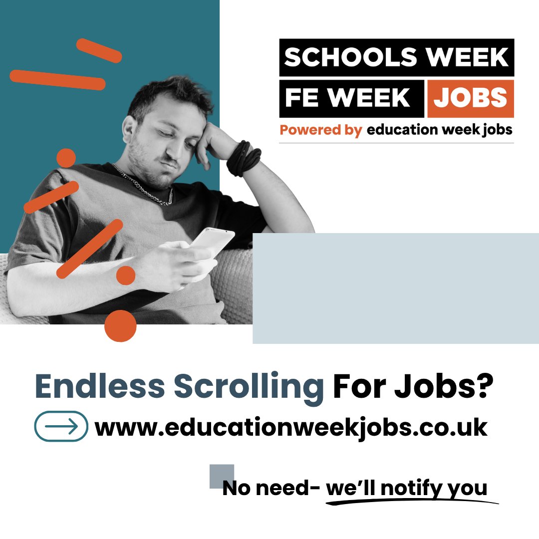 Schools Week & FE Week Jobs tweet media