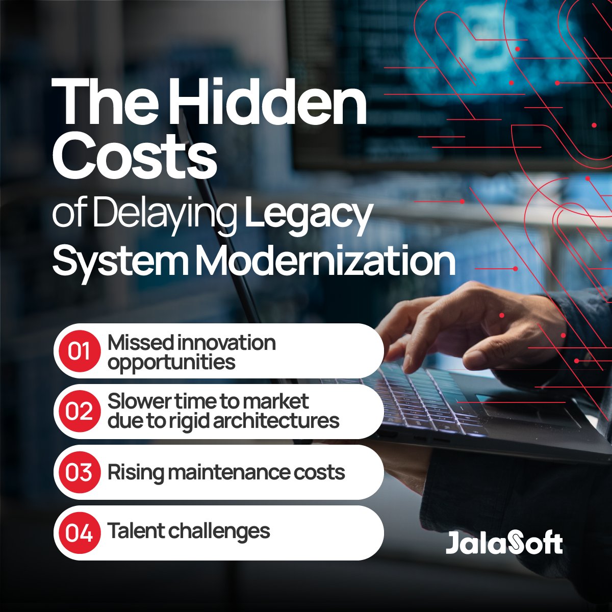 🤚 Legacy systems rarely fail overnight. Instead, they quietly slow everything down.

Our engineering teams help organizations modernize #legacysystems through pragmatic, low-risk approaches so innovation can move forward without disrupting operations.