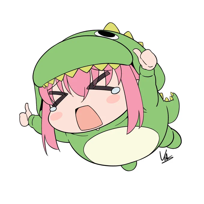おやすみ〜 #おやすみ過去絵 #ぼっち・ざ・ろっく