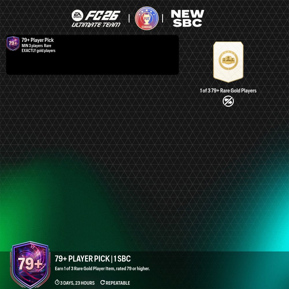 FifaUtPosting's tweet image. Lo nuevo de hoy!
- Pajor sbc
- Jakobson sbc
- pp 79+ 
- nueva evo

#FC26 #EAFC26