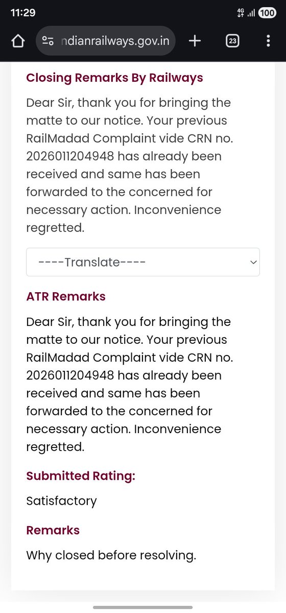 RustyTravellers's tweet photo. Still the issue was not resolved, no message no calls who gave you permission to close the incident and same kind of problems accure to other passengers. https://t.co/g3p3pwlBbq
