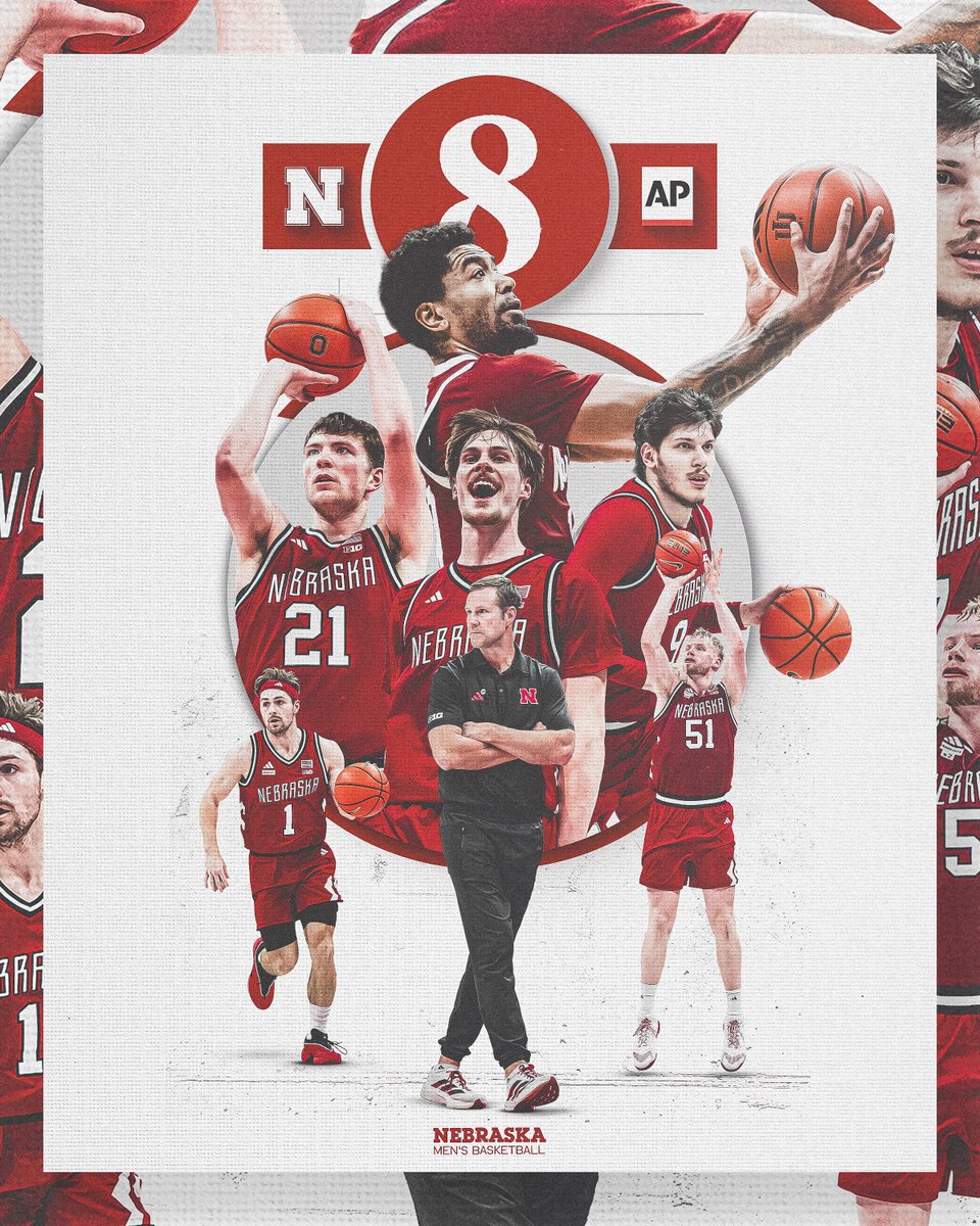HuskerMBB's tweet image. Checking in. 📈