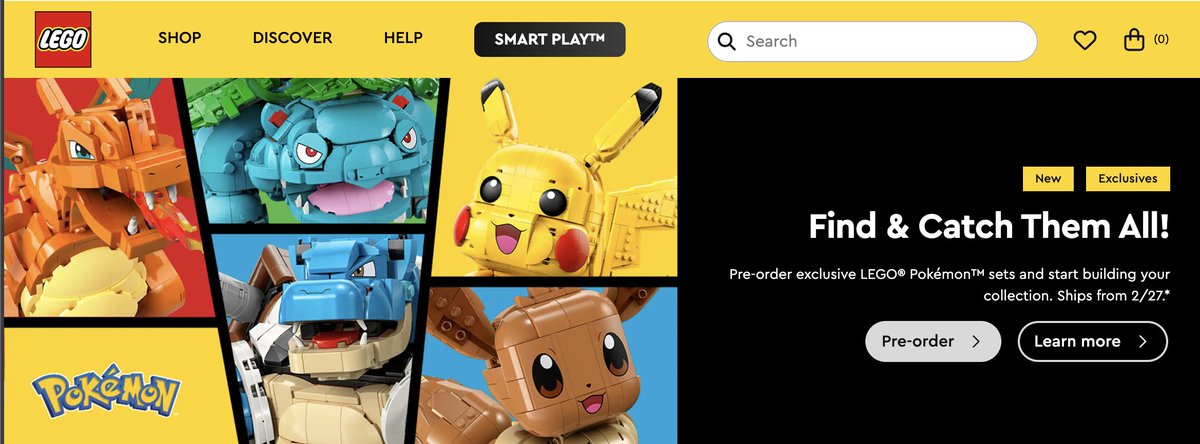 Driium's tweet photo. BIG shoutout to @LEGO_Group and @Pokemon for finally getting together to give us some authentic Lego - Pokemon product! My son and I have been wishing for this for years now! https://t.co/M4vDUf84aY

Buyer's NOTE: If you buy, make sure to make a lego account for rewards points. There will be an exclussive Pokemon Center set which can only be purchased with LEGO reward points it seems.