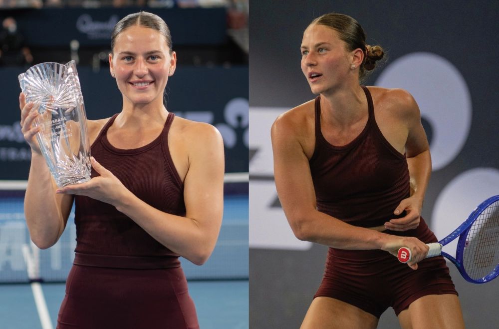 EuromaidanPress's tweet image. Marta Kostyuk lost the Brisbane final — then turned the trophy ceremony into a message about home.

"There are thousands of people without light and warm water right now. It's minus 20 degrees outside." 

Three days earlier, Russia launched 36 missiles and 242 drones at Kyiv,…