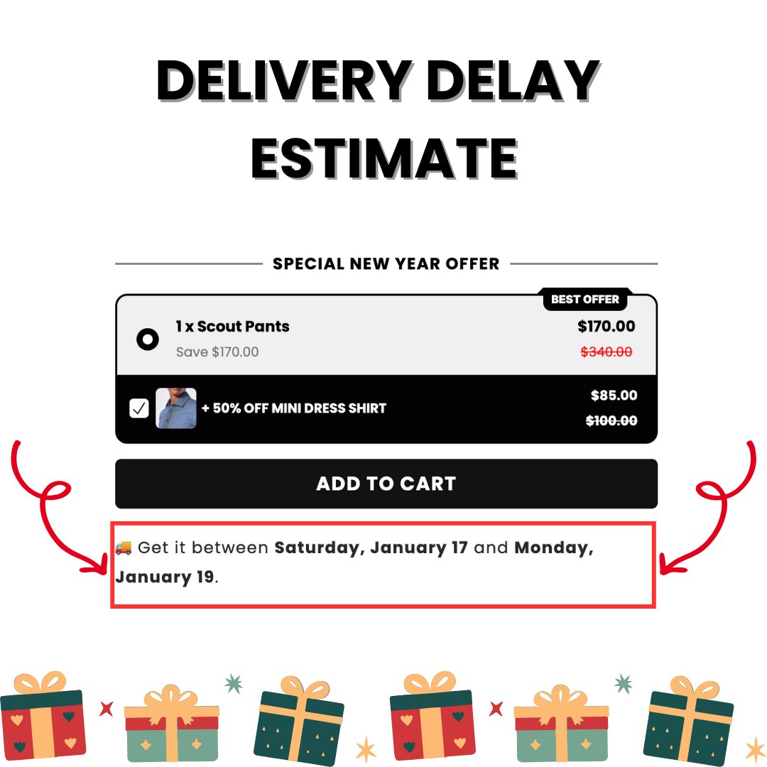 MarouRapi's tweet photo. J’ai créé LE cadeau que tout e-commerçant devrait s’offrir en début d’année 🎁

Un custom Liquid que presque personne n’utilise...
alors que c’est exactement ce qui fait décider un client.

En début d’année, quand les gens achètent encore des cadeaux et profitent des soldes, la première question reste la même :
“Quand est-ce que je vais recevoir ma commande ?”

Donc j’ai ajouté une estimation de livraison claire, directement sur la page produit.

Effet immédiat :
• Moins d’hésitation
• Plus de confiance
• Moins de tickets support

✅ Fonctionne sur n’importe quel thème
✅ Pas besoin de Shopify Plus
✅ Installation en 30 secondes
✅ 100% personnalisable 

RT + Like + commente “CADEAU” et je t’envoie le template en DM.
(Vous devez me suivre pour recevoir le DM)