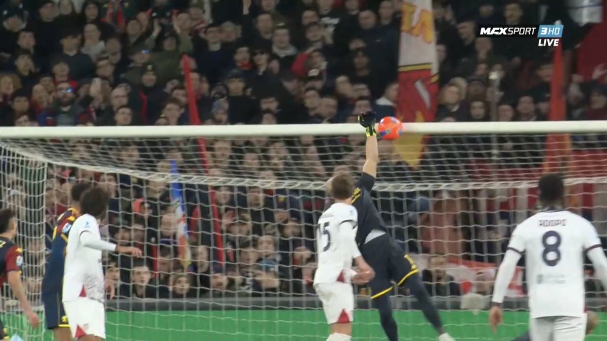 Palestra with an insane volley which hit the crossbar...