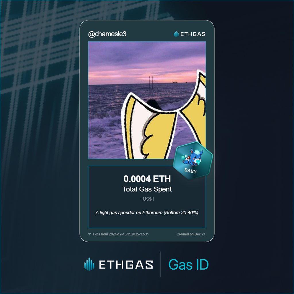 yoo jai | ETHGas ⛽ tweet media