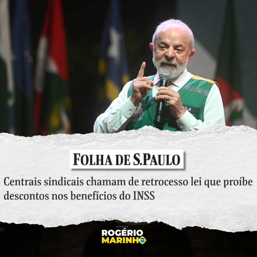 rogeriosmarinho's tweet image. Quando acabamos com o imposto sindical, em 2017, também chamaram de retrocesso.

Quando propusemos a revalidação anual dos descontos dos aposentados, na MP anti-fraudes, em 2019, também chamaram de retrocesso.

Quando relatamos, em 2025, o fim dos descontos associativos dos…