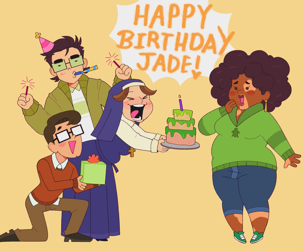 Marigoldlover0's tweet photo. Jade week day 7: Happy Birthday!!!!
#Jadeweek2026 https://t.co/Onk88kplyc