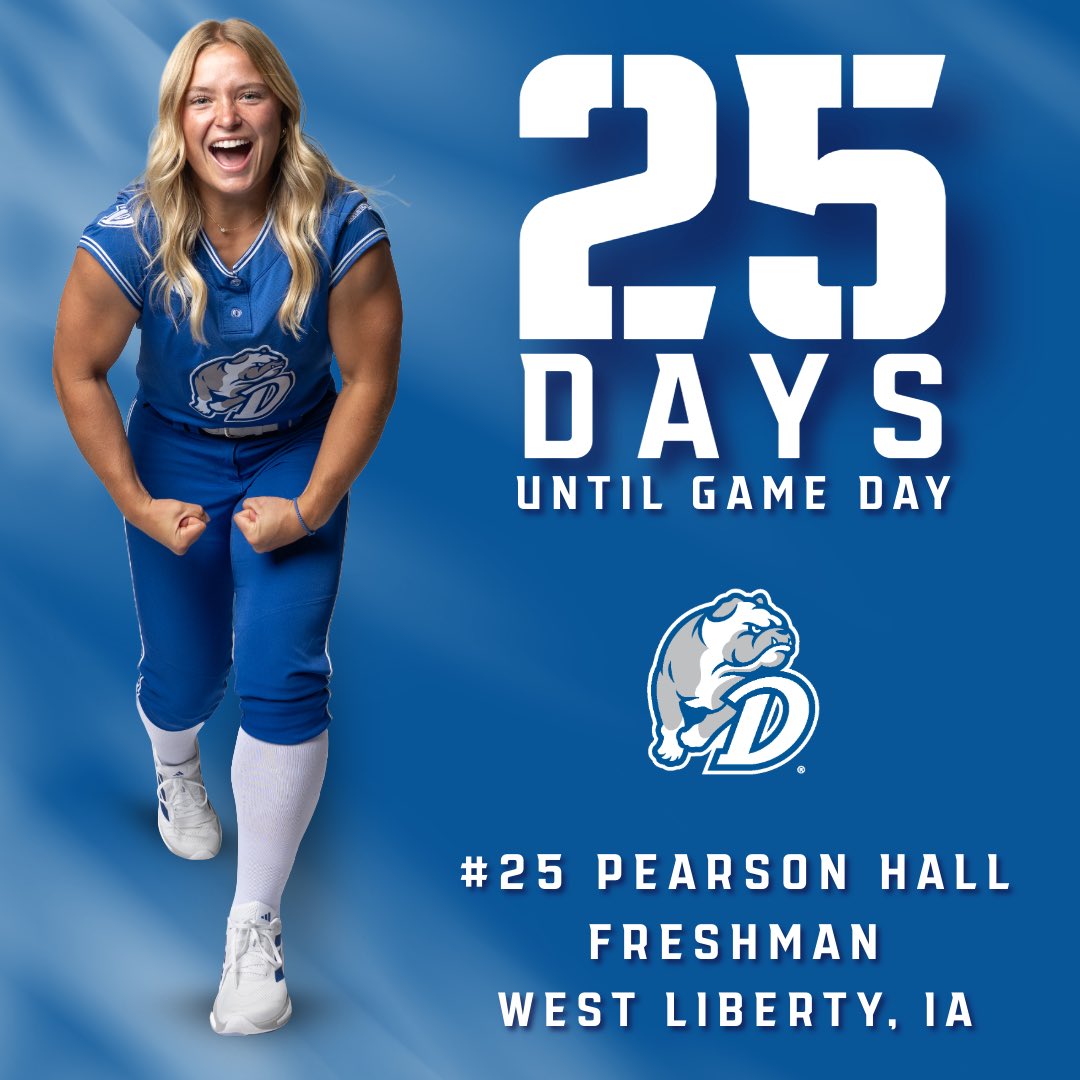 DrakeSoftball's tweet photo. Countdown to the 2026 season!

25 days out! Go Dogs! 💙🐶

#DSMhometownteam https://t.co/hr7e0VgdKO