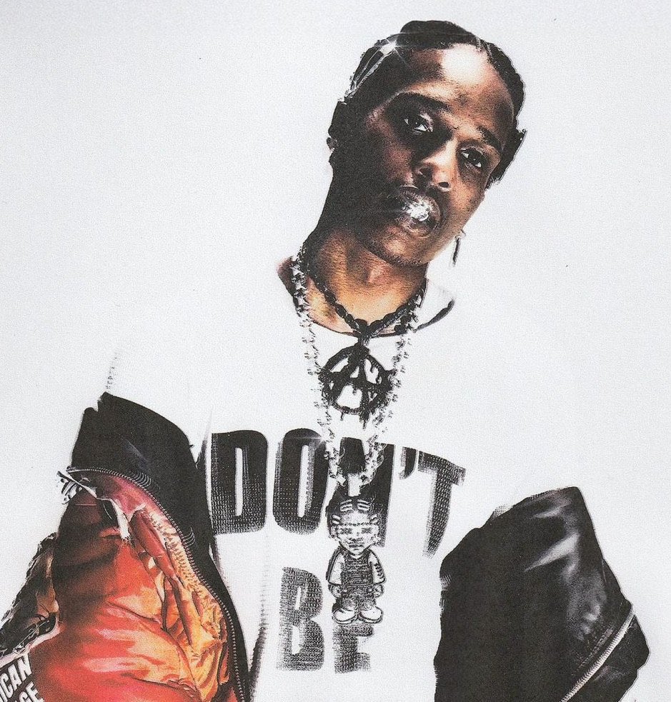 flackohub's tweet image. A$AP Rocky responding to haters in a new post "DONTBEDUMB" said the Harlem rapper