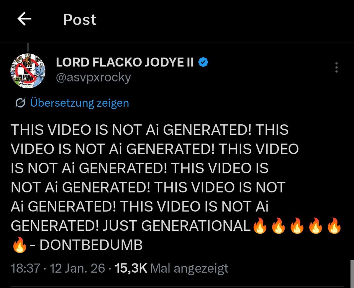 flackohub's tweet image. A$AP Rocky responding to haters in a new post "DONTBEDUMB" said the Harlem rapper