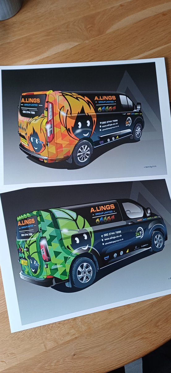 Two beautiful vans completed and delivered last week to kick off 2026!
Some striking graphics on these... showing the different divisions.
The 3rd piece I've done Lings Group covering South London &amp; Surrey.
Proud of your fleet? Get in touch.
#plumbing #drainage #electrical #art