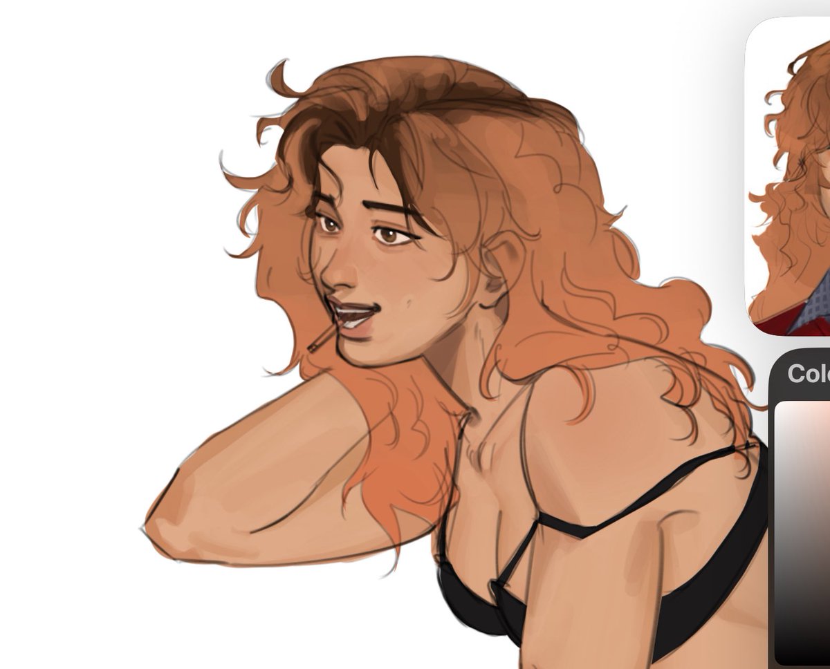 「Quick 30min paint of an oc i havent touc」|uhhJINのイラスト