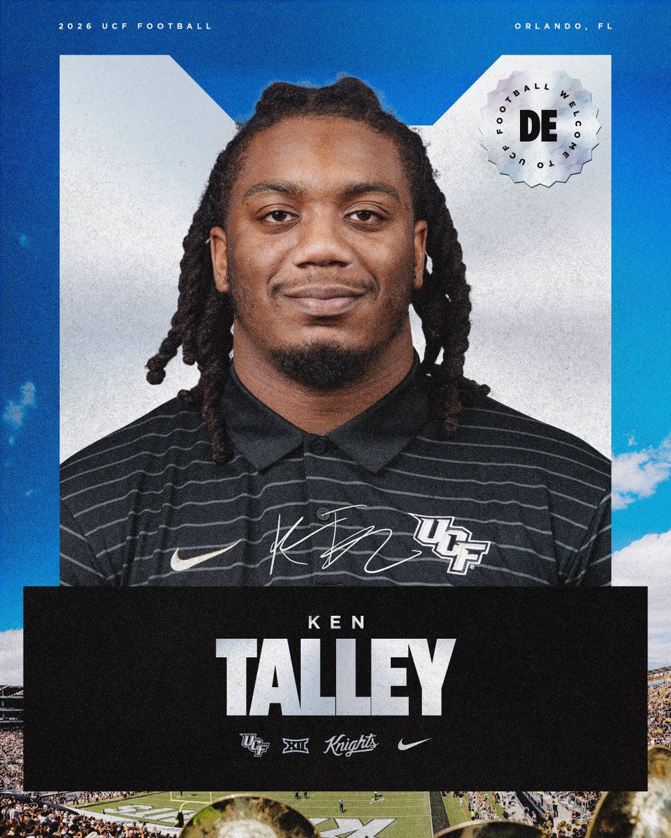 UCF_Football's tweet image. Welcome to UCF, @kentalley22 ⚔️