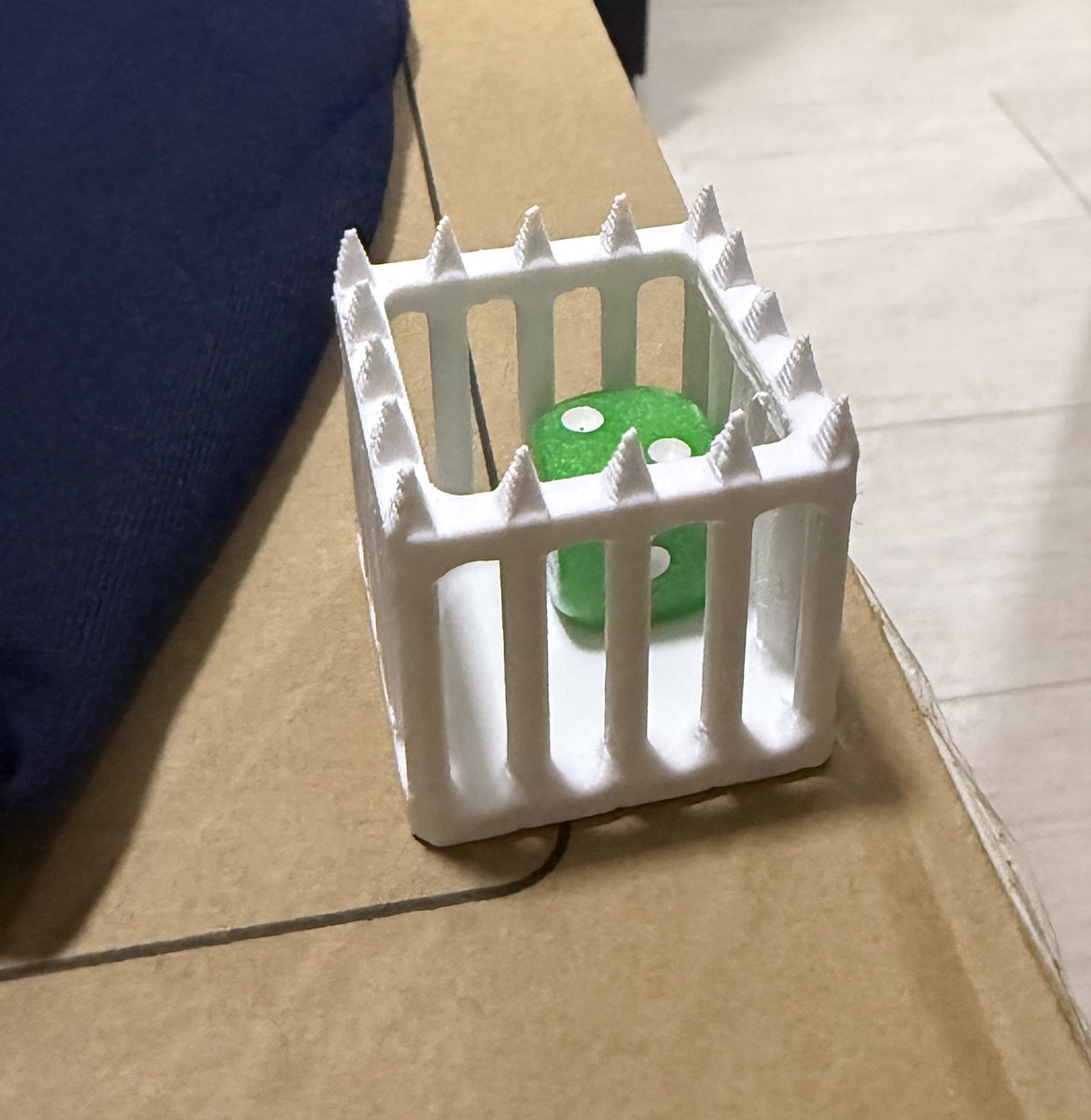 TheLongbowX99's tweet photo. I was gifted a 3D Printer 
I have already put Dice in Jail https://t.co/Df9II6FLGN