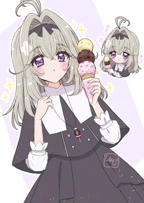 アイスが好きなの可愛いね