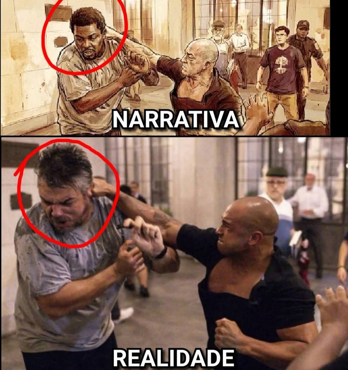 LENDACANSADAa's tweet photo. @valentinalutas E o cr que está dando o soco e foi agredido pelos comunas é gay. https://t.co/3l8z2CCzgt
