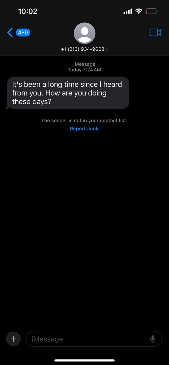 Photo evidence attached: 

Was worried about the day this would come… Spammers are  rapidly evolving… when they reach their final form of being able to sound like a (maybe) hot girl you could’ve (possibly) had a chance with 6+ years ago and now she’s reaching out to see if u