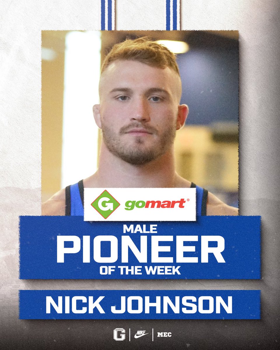 GSUpioneers's tweet photo. 𝐏𝐈𝐎𝐍𝐄𝐄𝐑𝐒 𝐎𝐅 𝐓𝐇𝐄 𝐖𝐄𝐄𝐊!

@LadyPioneers_ Ashlyn Riley &amp; Wrestling’s Nick Johnson are the @GoMartStores Pioneers of the Week!

🗞️ https://t.co/ibraZymqVo

#GoPioneers https://t.co/lkcXqM3BI5