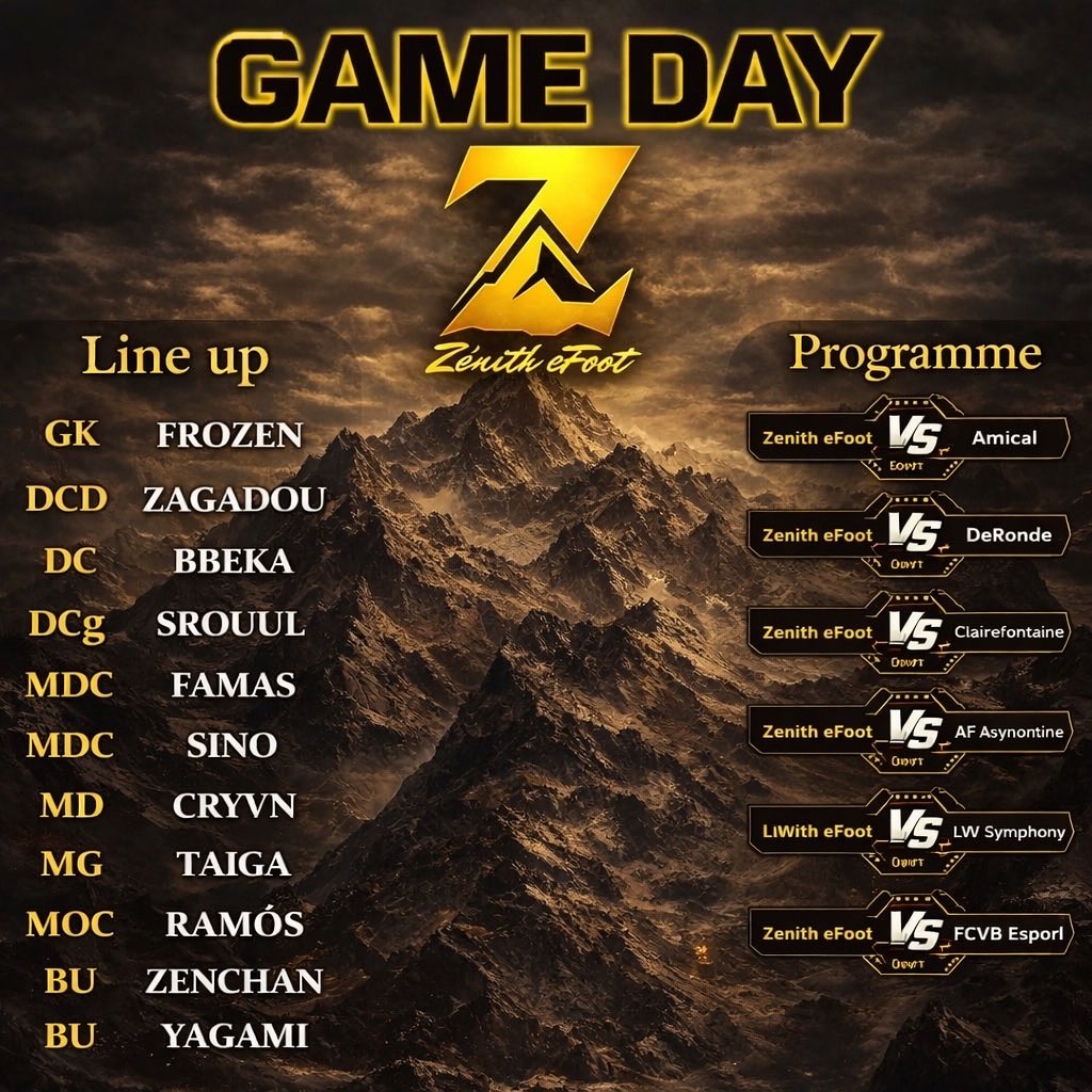 Zénith eFoot tweet media