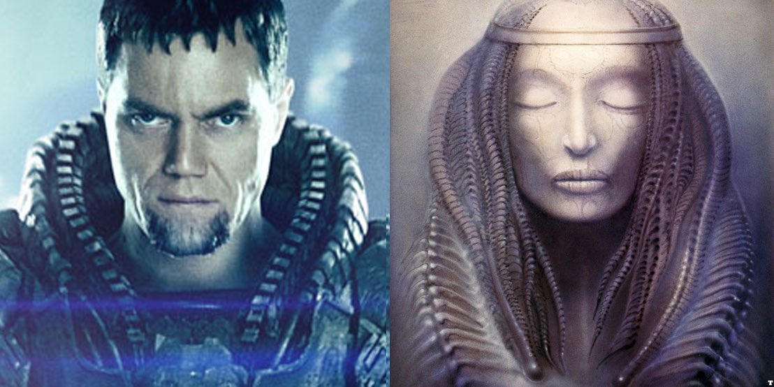 The Kryptonian aesthetic in Man of Steel was inspired by H. R. Giger’s art