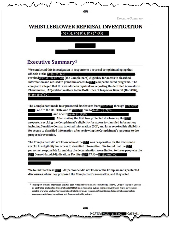 theblackvault's tweet photo. I will say, the release of this report sparked some really interesting new follow up FOIA requests I filed last week.

There is ALWAYS more to the story! https://t.co/EqUqi0wjGL