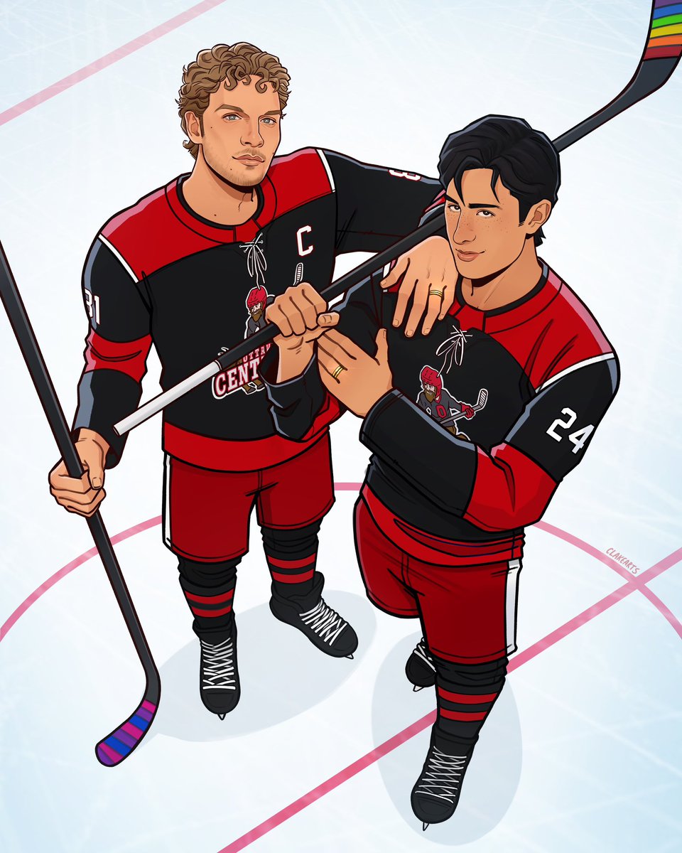 clakearts's tweet image. unrivaled 🏒 #HeatedRivalry