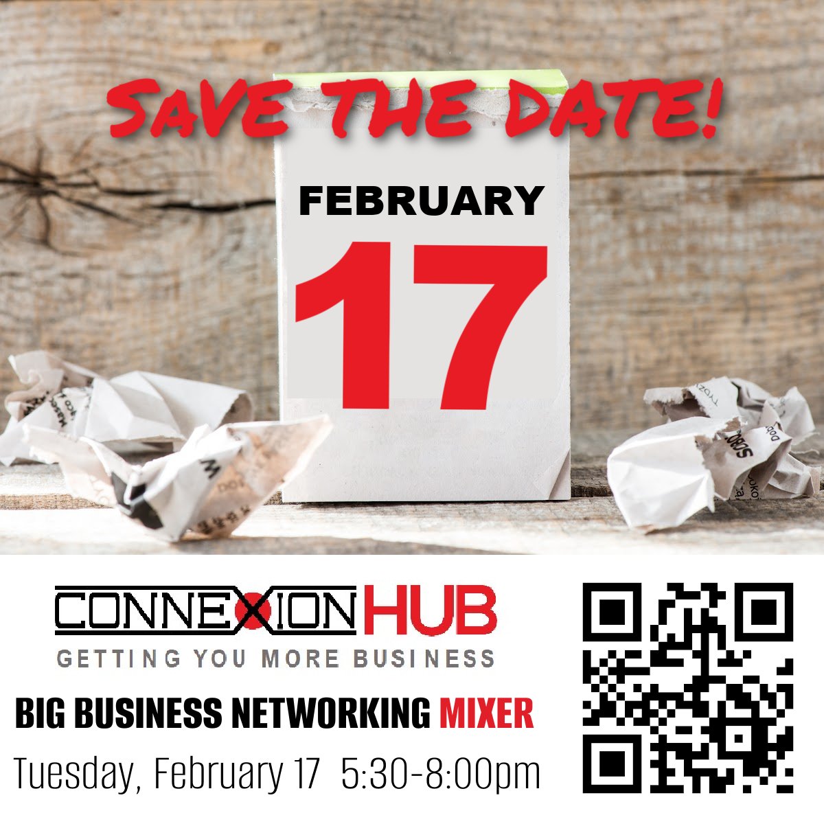 ConneXionHUB's tweet image. 𝗜𝗧’𝗦 𝗛𝗘𝗥𝗘!
𝗔𝗡𝗡𝗢𝗨𝗡𝗖𝗜𝗡𝗚 𝗧𝗵𝗲 𝗻𝗲𝘅𝘁 𝗕𝗜𝗚 𝗕𝗨𝗦𝗜𝗡𝗘𝗦𝗦 𝗡𝗘𝗧𝗪𝗢𝗥𝗞𝗜𝗡𝗚 𝗘𝗩𝗘𝗡𝗧
Tuesday, February 17th
5:30pm – 8pm, Chima Steakhouse, Tysons
𝗔𝗟𝗟 𝗜𝗡𝗙𝗢/𝗥𝗦𝗩𝗣 𝗛𝗘𝗥𝗘: chevents.biz/mixer
#DMVNetworking #Tysonsnetworking #NOVANetworking