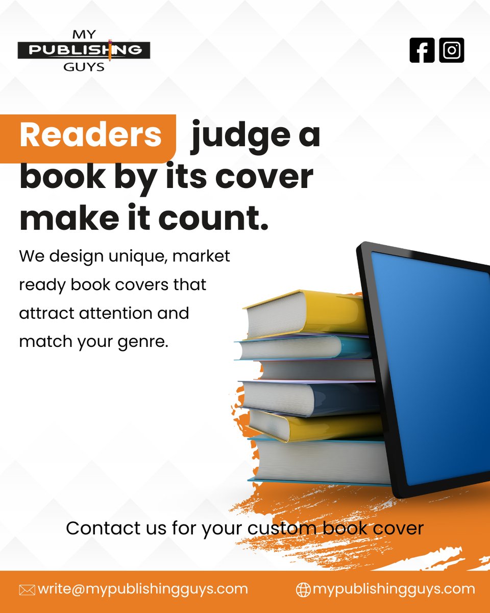 GuysMy77764's tweet photo. A book’s cover makes the first impression make it unforgettable. We create eye-catching, genre-perfect covers ready for the market.

#BookCoverDesign #AuthorSupport #SelfPublishing #BookMarketing https://t.co/GPUMyi0Lxw